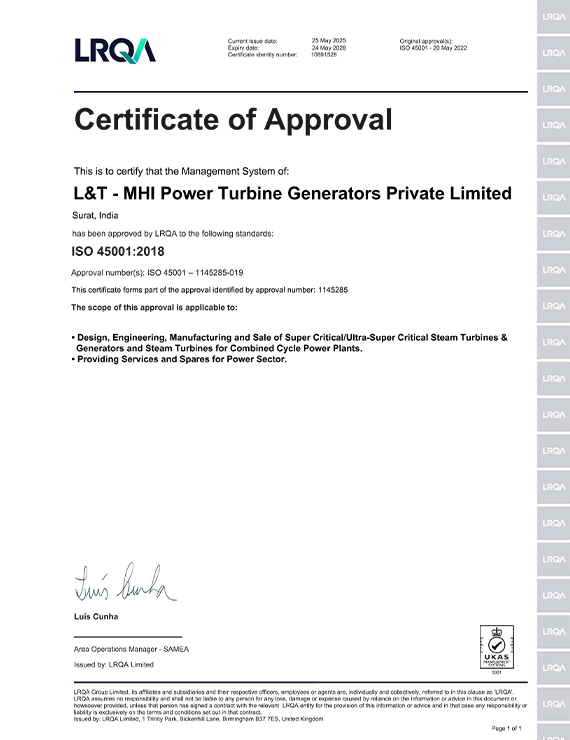 ISO 45001 - Occupational Health and Safety Management Systems