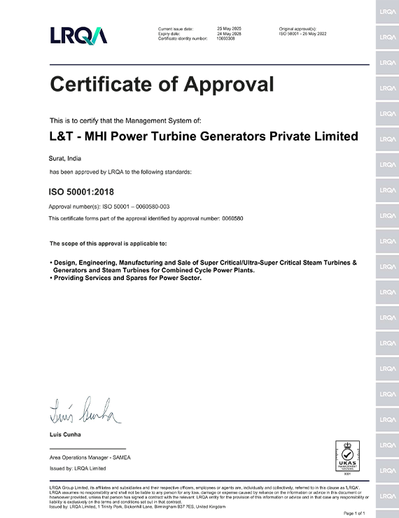 ISO 50001 – Energy Management Systems